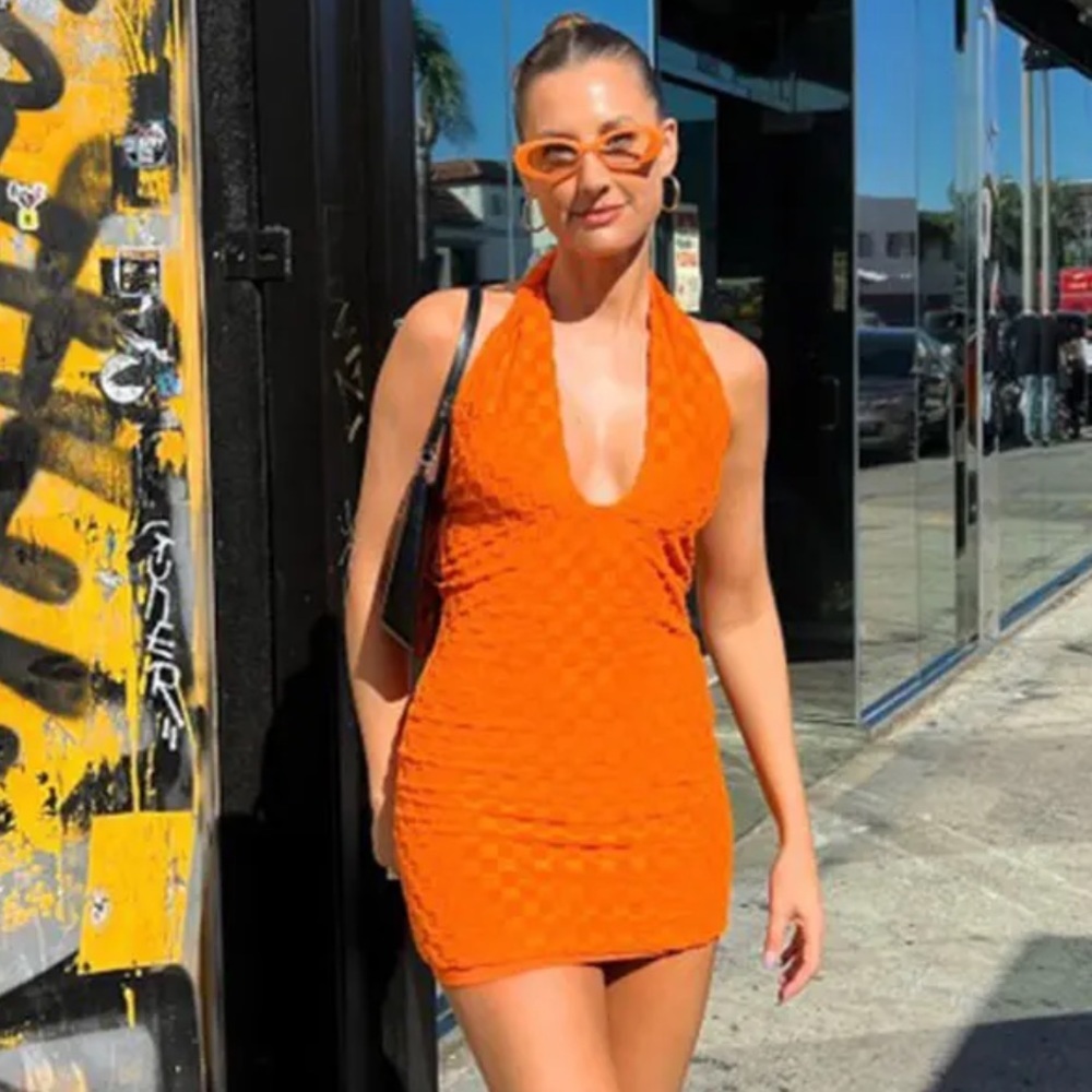 REVOLVE HALTER DRESS - Picture 9 of 14